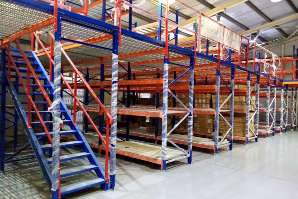 Mezzainene & One Tier Mezzanine Racks